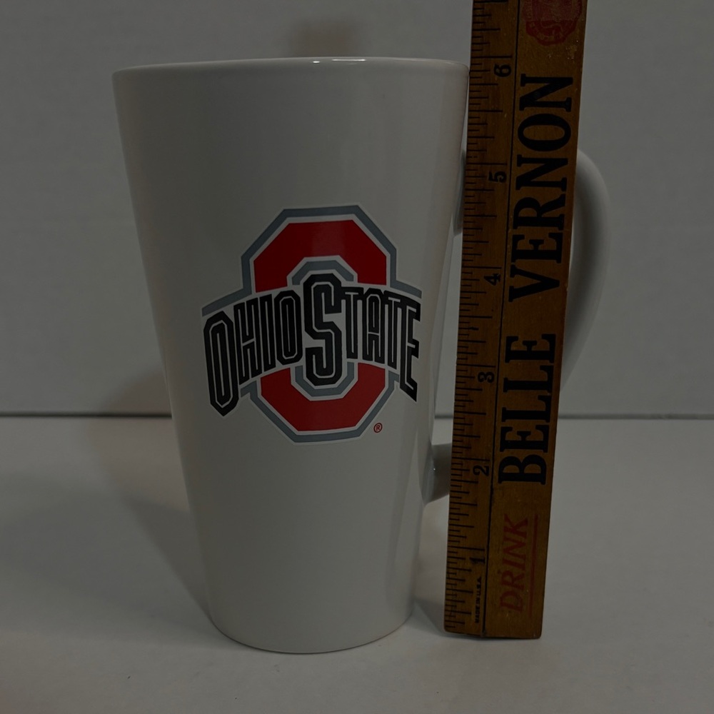 Ohio State University Large White Ceramic Mug, NWT